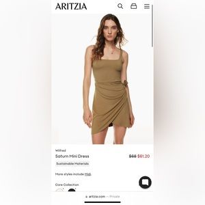 Aritzia Saturn Mini Dress